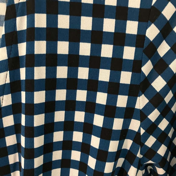 Leota perfect wrap dress blue gingham - small - Picture 3 of 3